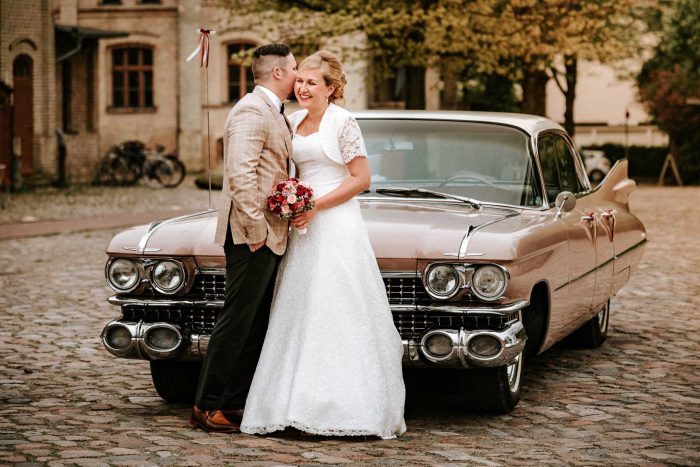 Paarshooting vor Brautauto