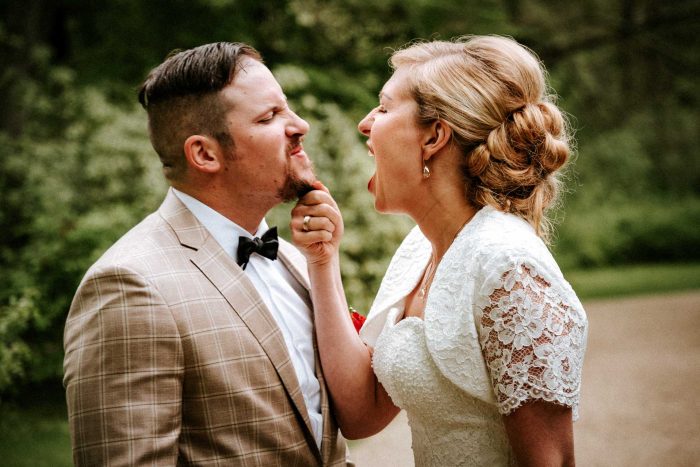 Brautpaar beim Shooting