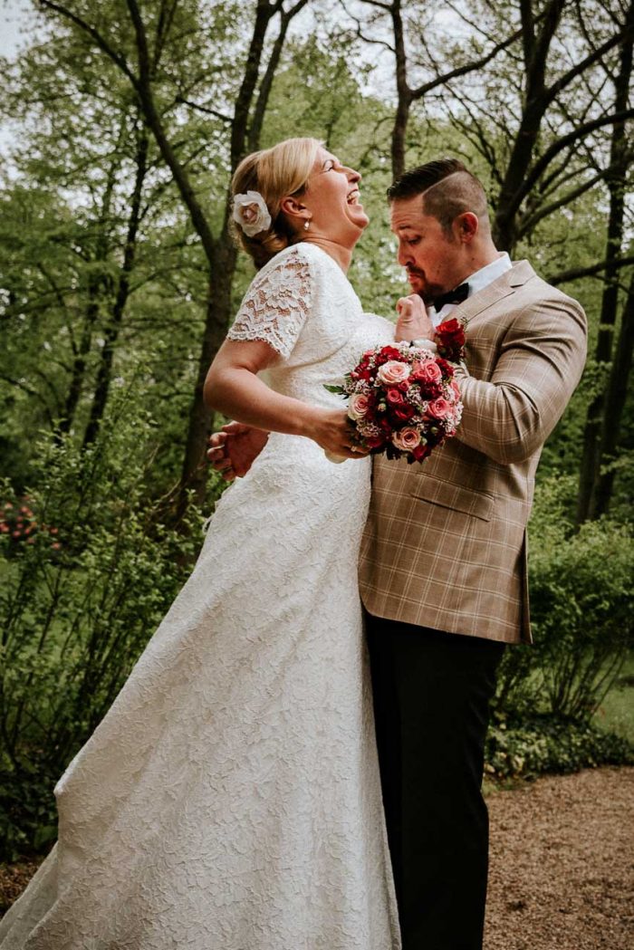 Spaß beim Paarshooting