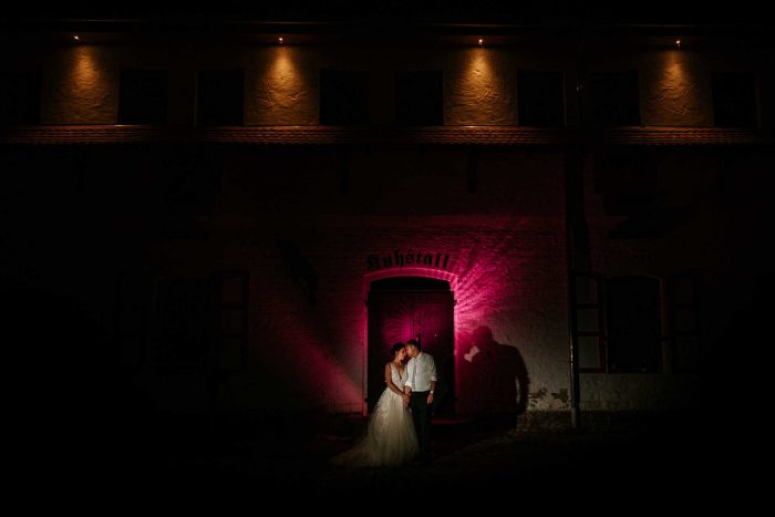 Paarshooting mit Lichteffekt