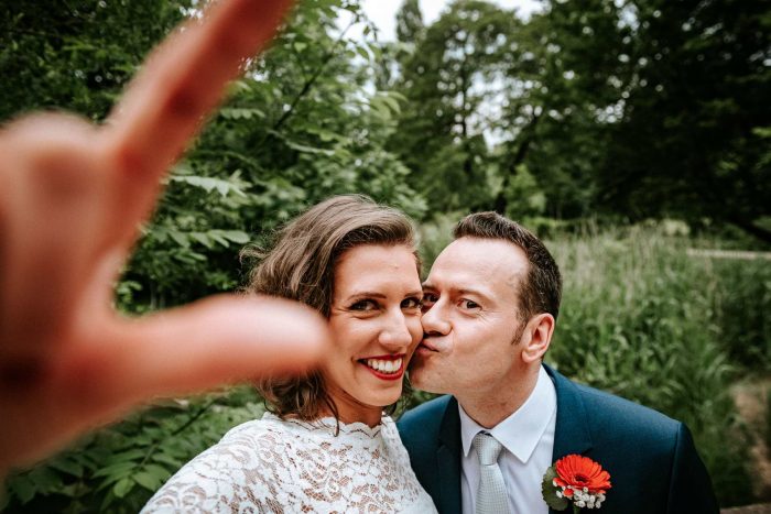 brautpaarshooting im Park